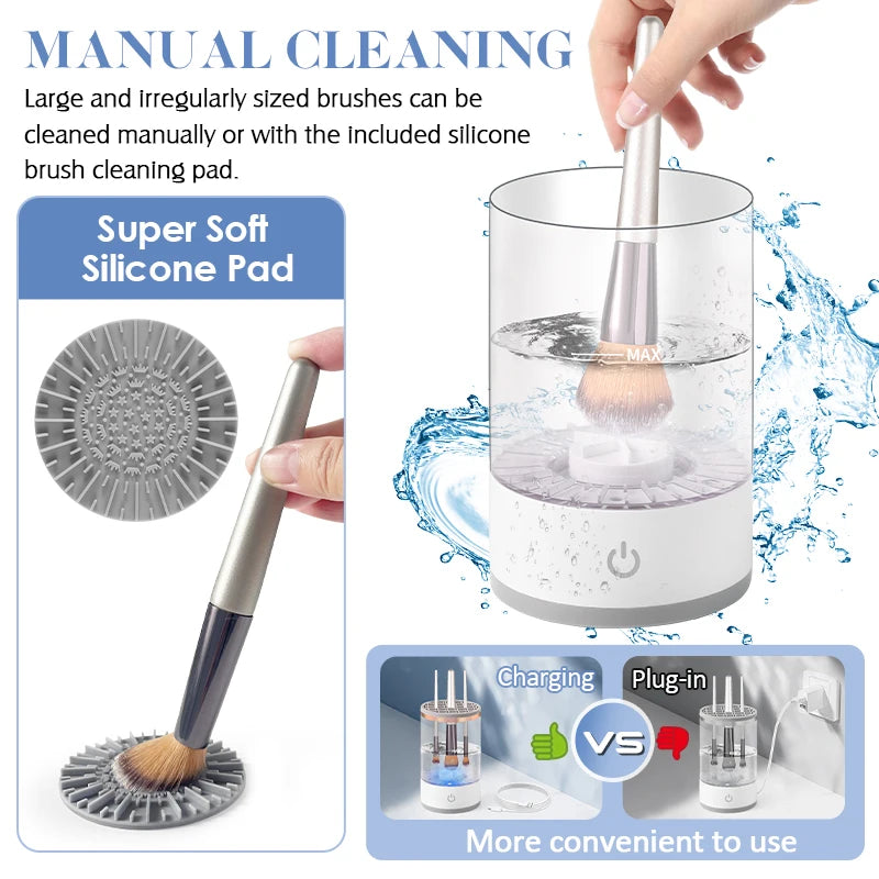 3-in-1 Electric Makeup Brush Cleaner & Dryer