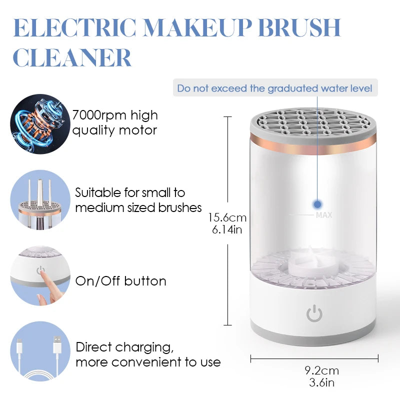 3-in-1 Electric Makeup Brush Cleaner & Dryer