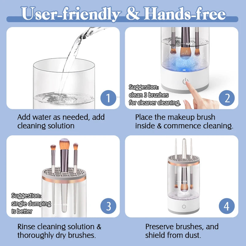3-in-1 Electric Makeup Brush Cleaner & Dryer